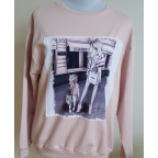 Púdrová mikina chanel